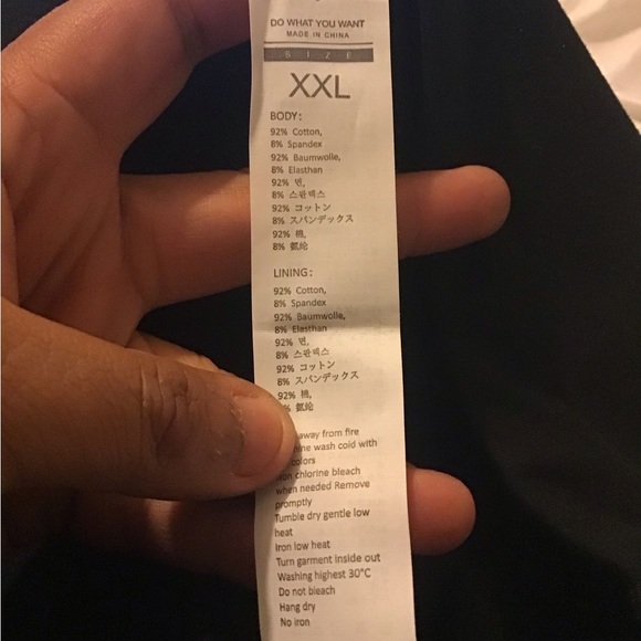 Houmous XXL plus size black cotton bootcut pants NWOT - Picture 3 of 8